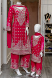 AREEBA MOTHER/DAUGHTER MAGENTA
