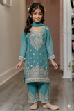 AREEBA DAUGHTER SEA GREEN