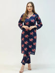 2PC ROSE BUD NAVY