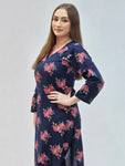 2PC ROSE BUD NAVY