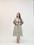 FLORAL OFFWHITE