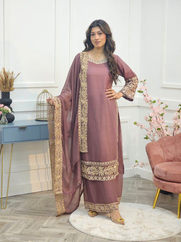SHONA MOTHER/DAUGHTER MAUVE