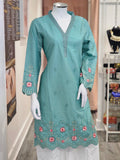 2PC AAIRA SEA GREEN