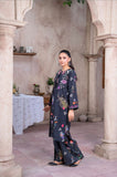 2PC REAT BLACK FLORAL
