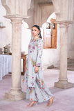 2PC REAT LIGHT GREY FLORAL