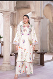 2PC REAT CREAM FLORAL
