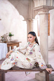 2PC REAT CREAM FLORAL